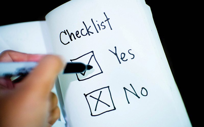 checklist for disaster recovery