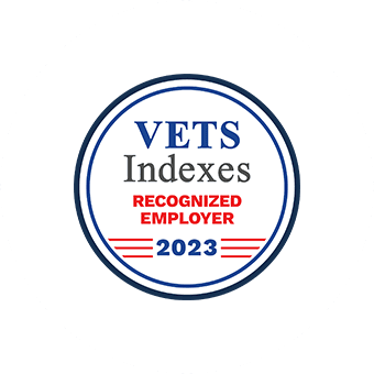Vets Indexes Recognized Employer 2023 badge