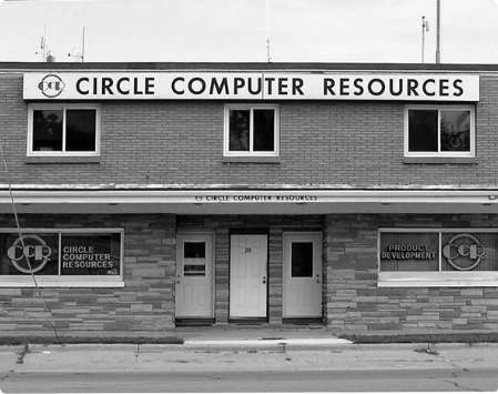 An early black and white photograph of CCR